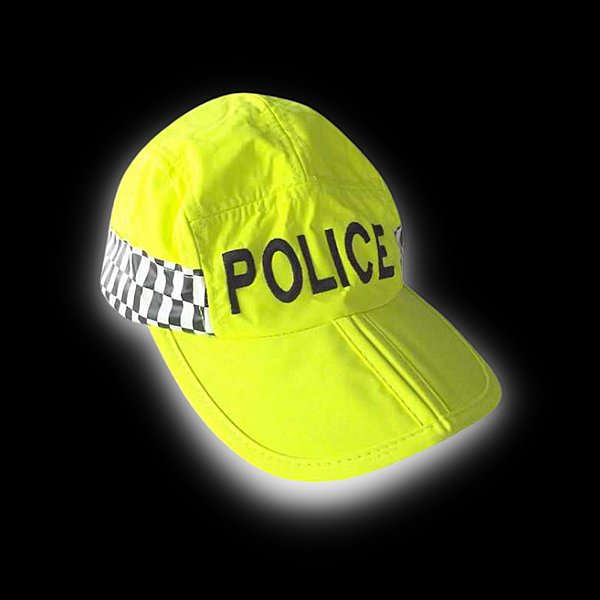 Op. Zulu Folding Police Contact Cap Hi-Viz Yellow