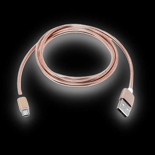 Rose Gold Micro Rugged USB Cable